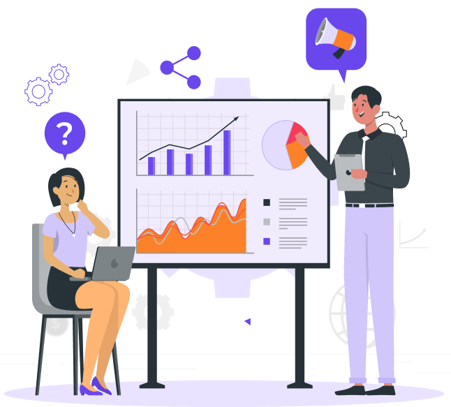 digital marketing growth illustration